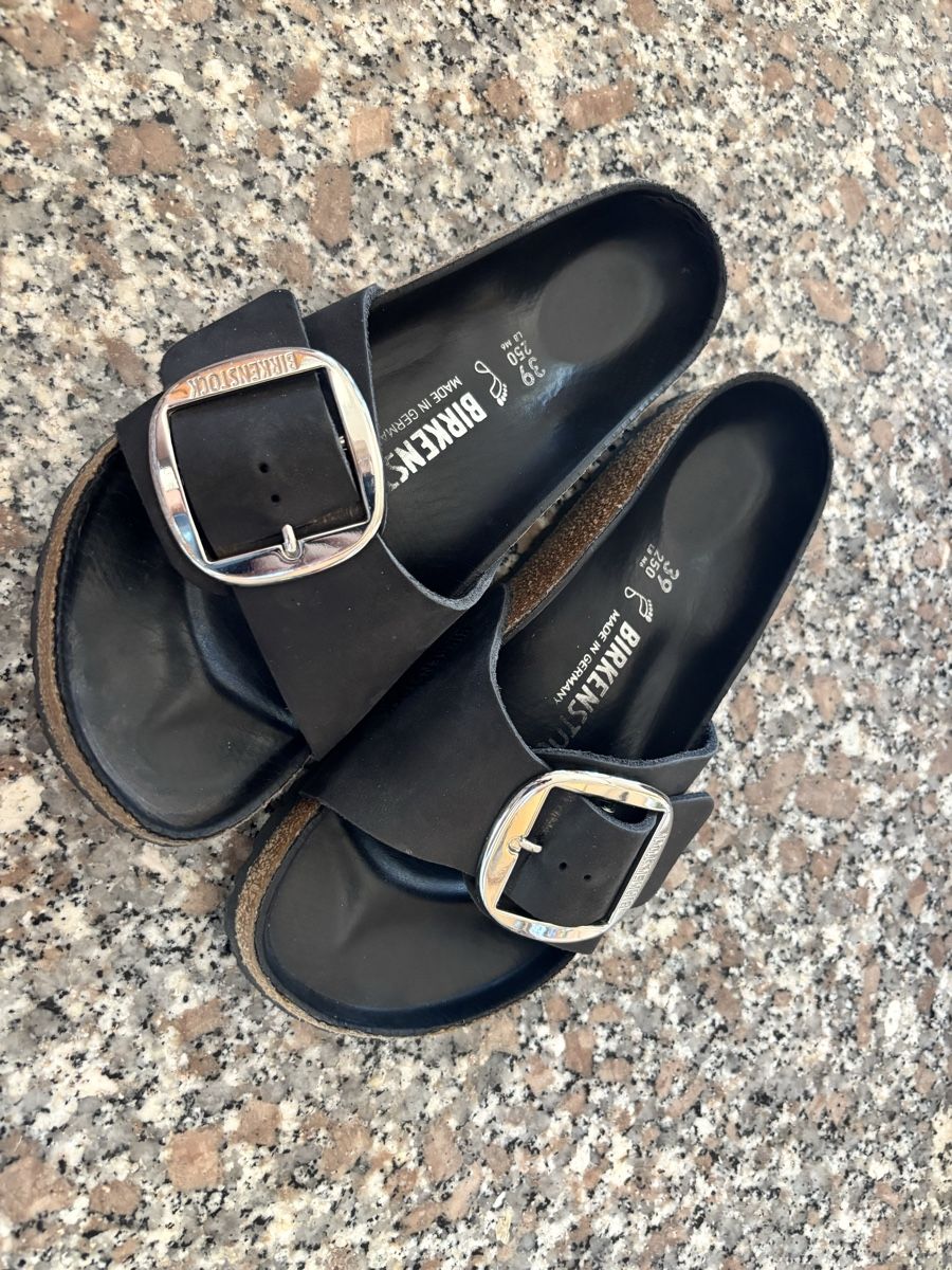Birkenstock Damenschuhe: Birkenstock 39 noir – Neu (gemäss Beschreibung) aus Blonay von Ollorvi