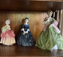 Trio of beautiful Royal Doulton figurines