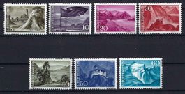 Lichtenstein 1959/64  Serie sauber postfrisch