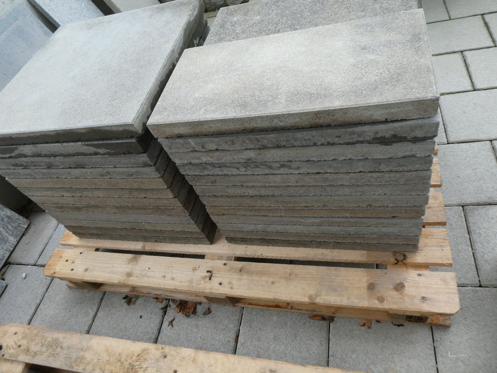 Betonplatten / Platten / Gartenplatten 50x50x4 cm Kaufen auf Ricardo