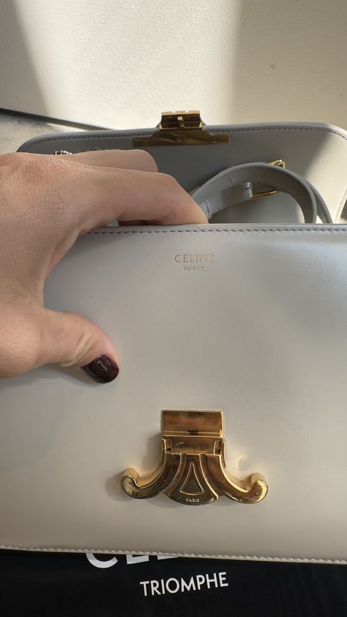 Celine Borse da donna: Celine triomphe bag – Nuovo (secondo la descrizione) da Paradiso venduto da Under_sun 6