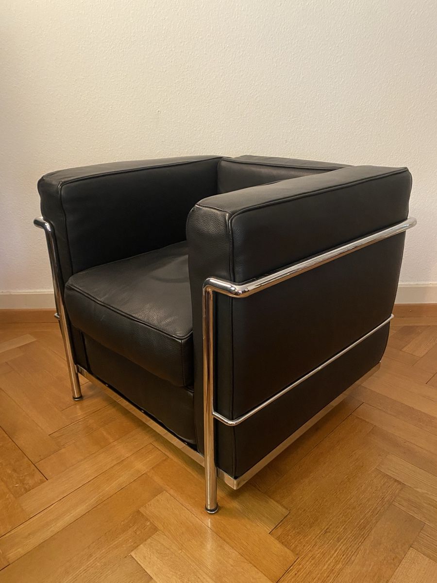 Poltrone: Design Sessel Chair LC2 Corbusier Stil – Usato da Olten venduto da sportwelt 2