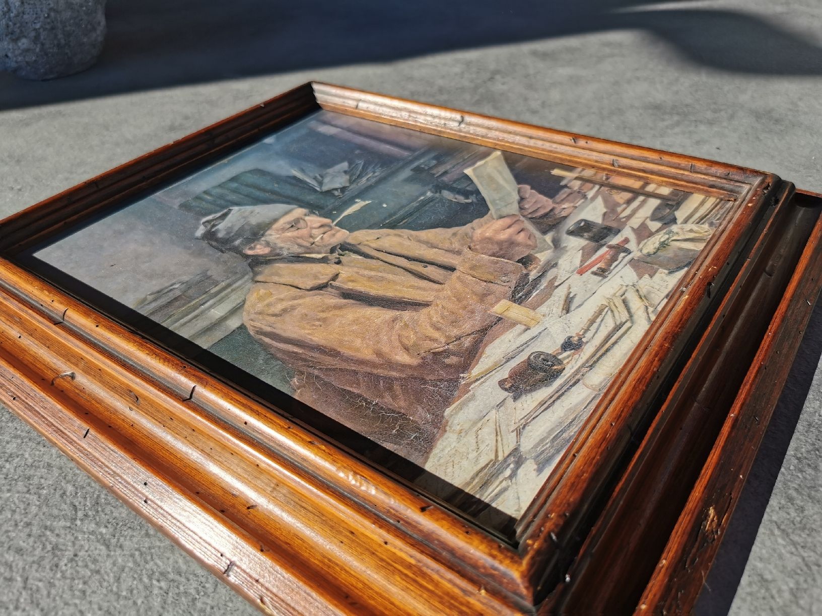 Foto & Immagini: Albert Anker "Der Gemeindeschreiber" Kunstdruck – Usato da Bergdietikon venduto da Allerlei.Dihei 5
