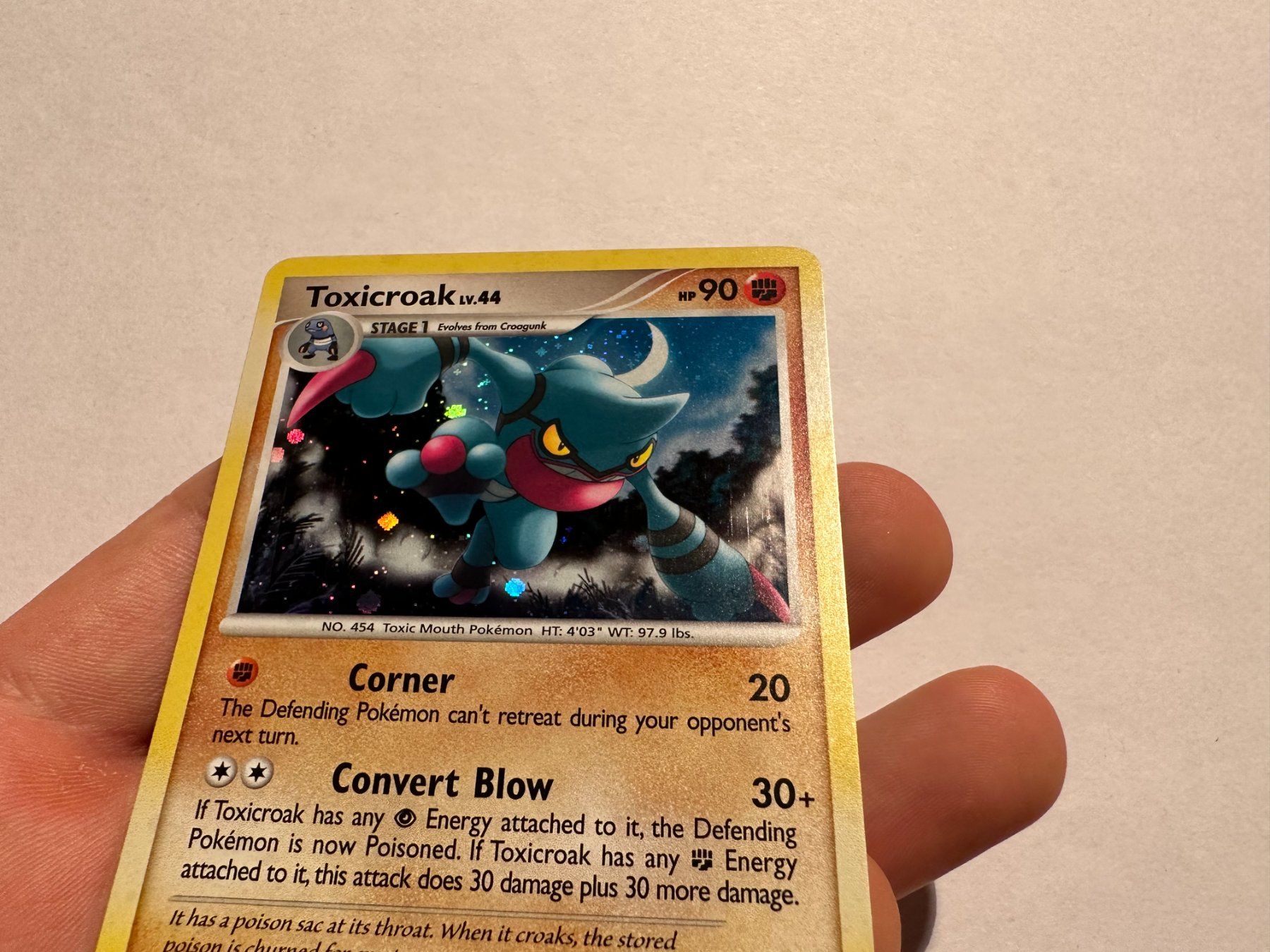 Pokémon Carte collezionabili: Toxicroak holo Platinum Arceus EN – Usato da Hagendorn venduto da Pokecollectorch 4