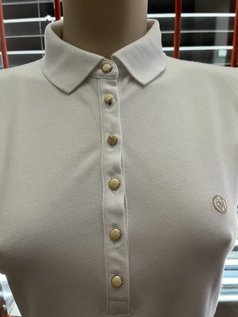 Polo-Shirt von Armani Jeans, Gr. M (38), weiss