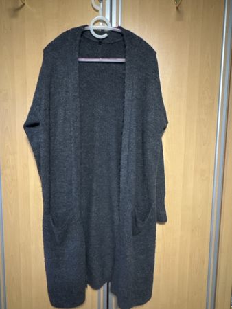 Langer Cardigan Gr.S mit Taschen 