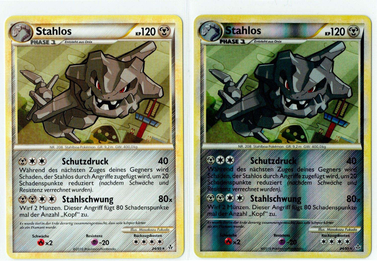 Pokémon Sammelbilder & Trading cards: Stahlos Rare & Reverse Holo 24 – Gebraucht aus Zürich von PACE79