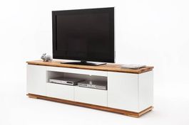 Meuble de salon de TV en bois naturel