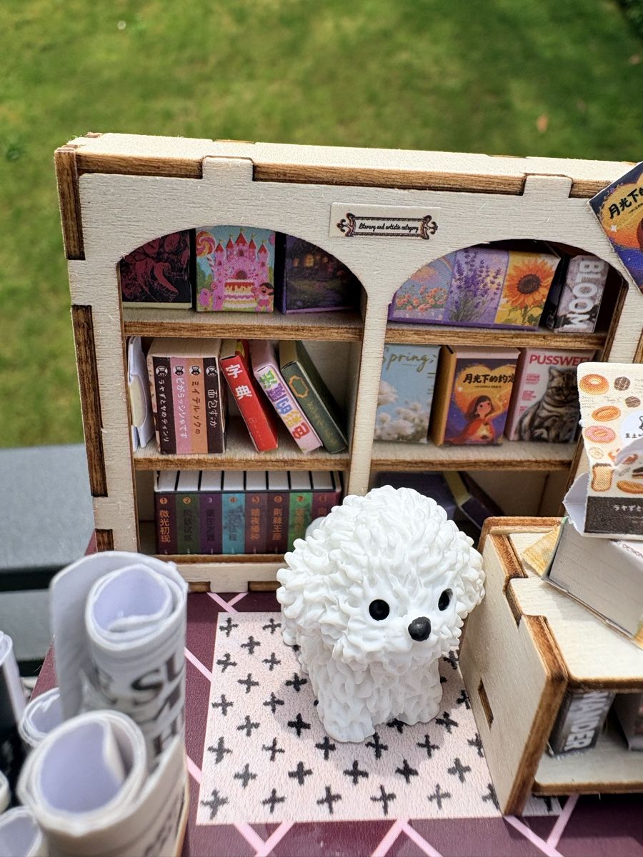Case e mobili per bambole: DIY Miniature Buchladen – Nuovo (secondo la descrizione) da Binningen venduto da chr_g6n2 2