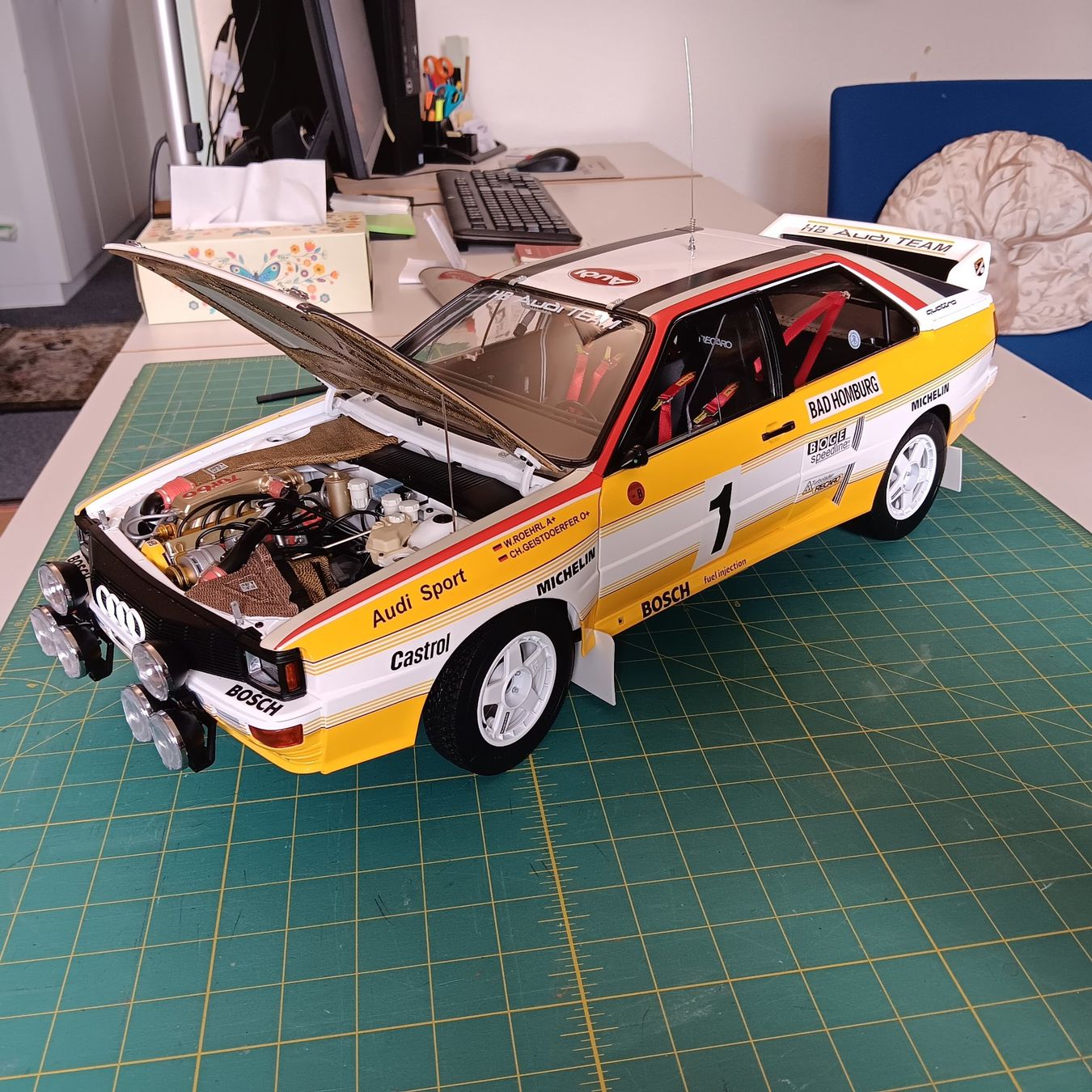 Audi Modellini d'auto: Audi Quattro Rally 1:8 von Centauria.it – Nuovo (secondo la descrizione) da Rickenbach ZH venduto da pomocar 7