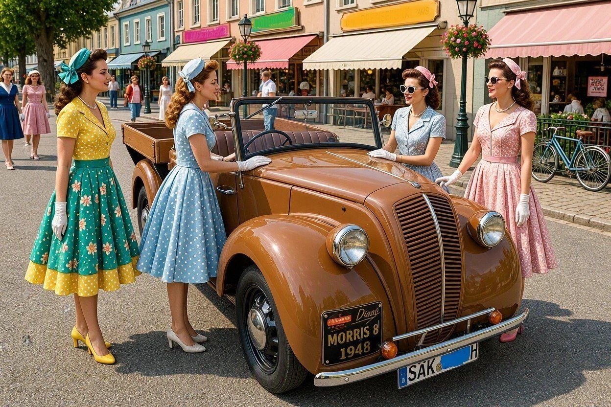 Morris Motors Automobili: Oldtimer Morris Pickup Z - Ute Cabrio 1948 – Usato da Rickenbach venduto da Wisserle 9