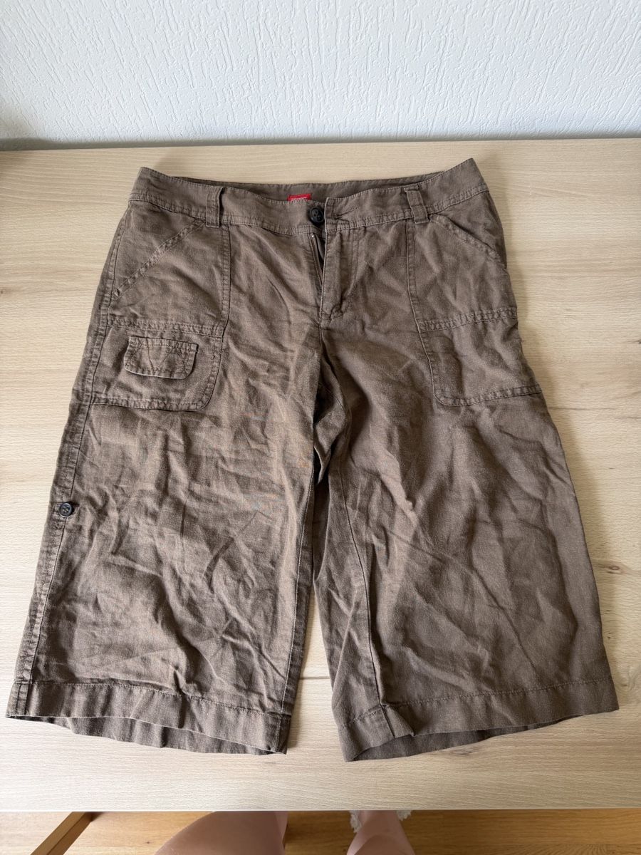Esprit Hosen: ESPRIT VINTAGE LINEN-COTTON CARGO SHORTS – Gebraucht aus Genève von yav_9r9f
