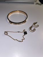 Swarovski Schmuck-Set – Armreif, Armband & Ohrringe