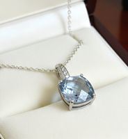 Topas Silber 925 Anhänger(rhodiniert)