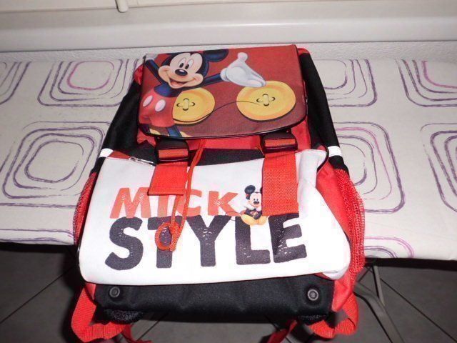 Mickey Mouse Rucksack Für Kleinkinder – 21 X 8 X 24 Cm, Leinen-Material, Verstellbare Träger, Ideal Für Kindergarten & Reisen