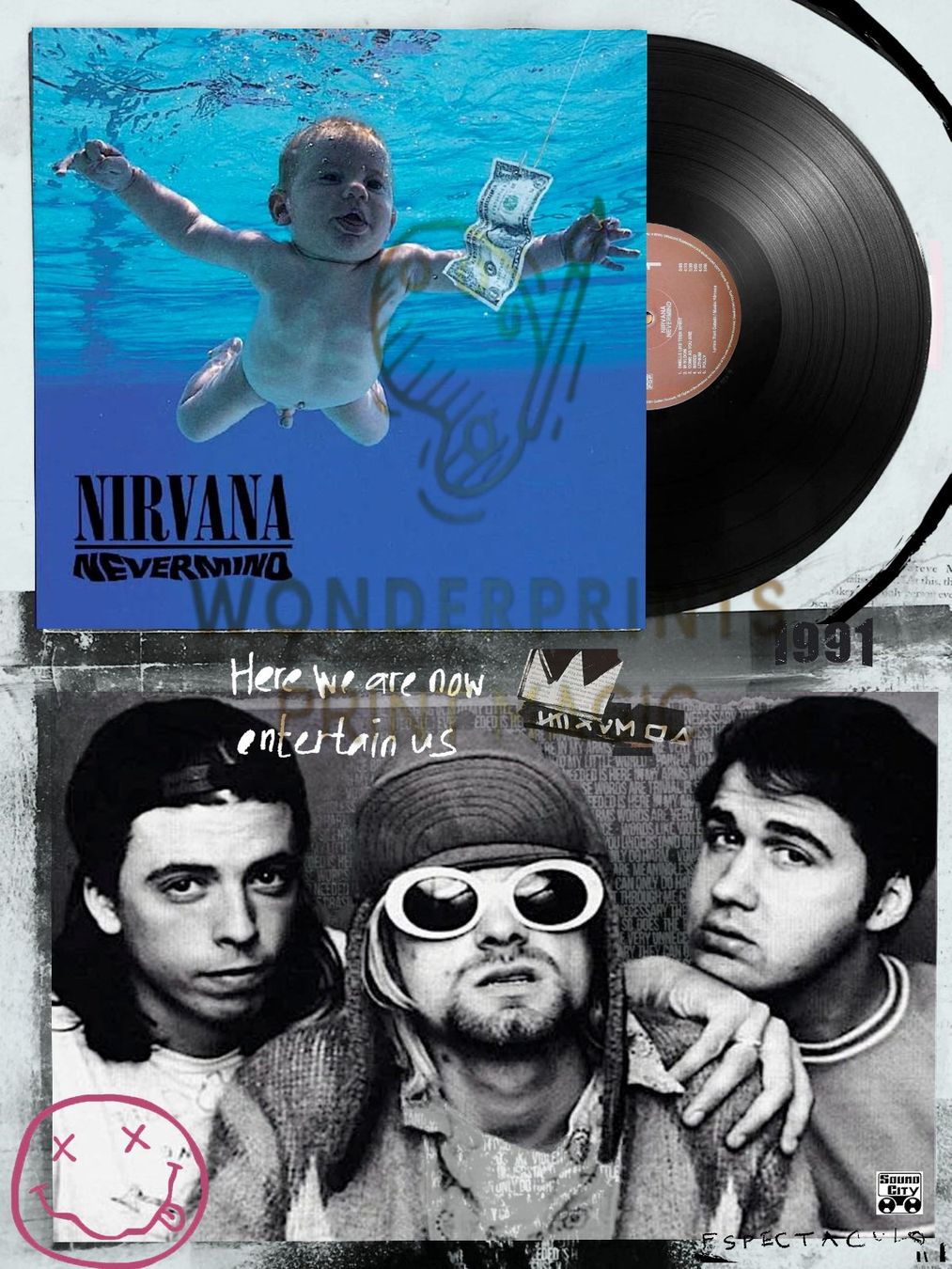 Poster & Bilder: Vinyl Nirvana – Neu und originalverpackt aus Hergiswil NW von WonderprintsCH