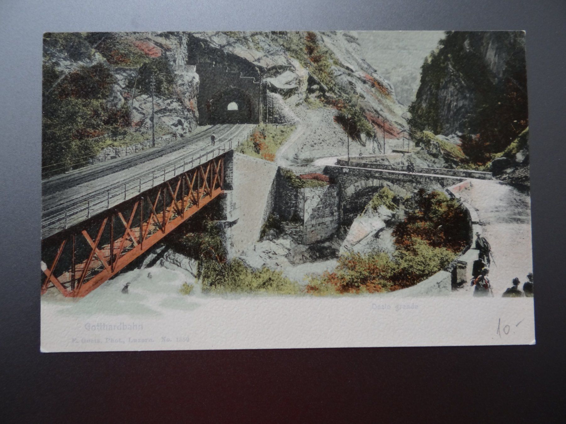Cartes postales: 2 uralte Ansichtskarten Gotthardbahn ungelaufen ab CHF 9.-- – Neuf (Voir description) à Kriens par Na4 2