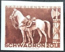 Soldatenmarke 2.WK, Schwadron 20, geschn, Wi Kav 21-2
