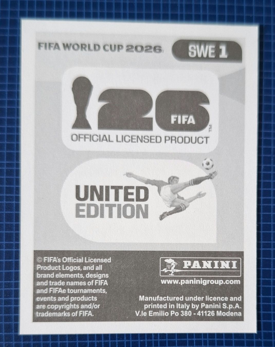 Panini Carte collezionabili: WM 2026 Paninibild Nr. SWE1. – Nuovo e nell'imballaggio originale da Rotkreuz venduto da keerthdi 1