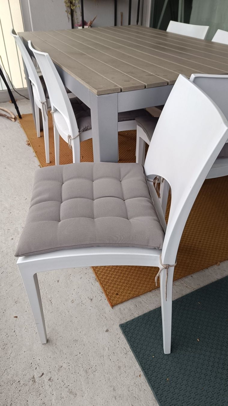 Tischset: Gartentisch mit 6 Stühlen / Outdoor Table Set – Gebraucht aus Zürich von westmister 4