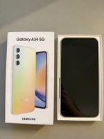 Samsung Galaxy A34 5G 128GB NEU Awesome Silver + Cover