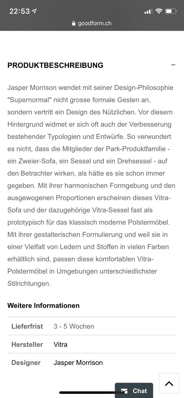 Vitra Divani: Sofa Vitra Jasper Morrison Exklusiv! – Nuovo (secondo la descrizione) da Etzgen venduto da Vendomondo 5