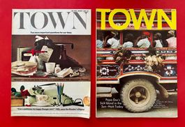 2 x TOWN Magazine for men / August 66 / June 1967
