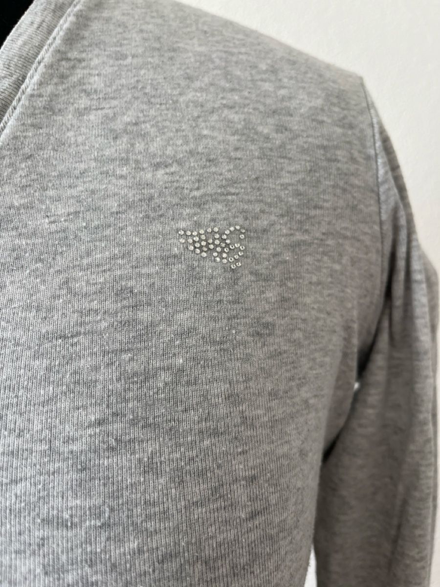 Esprit T-shirt: Graues V-Ausschnitt Langarmshirt Gr. XL – Usato da Buchs SG venduto da Vrenilein 1