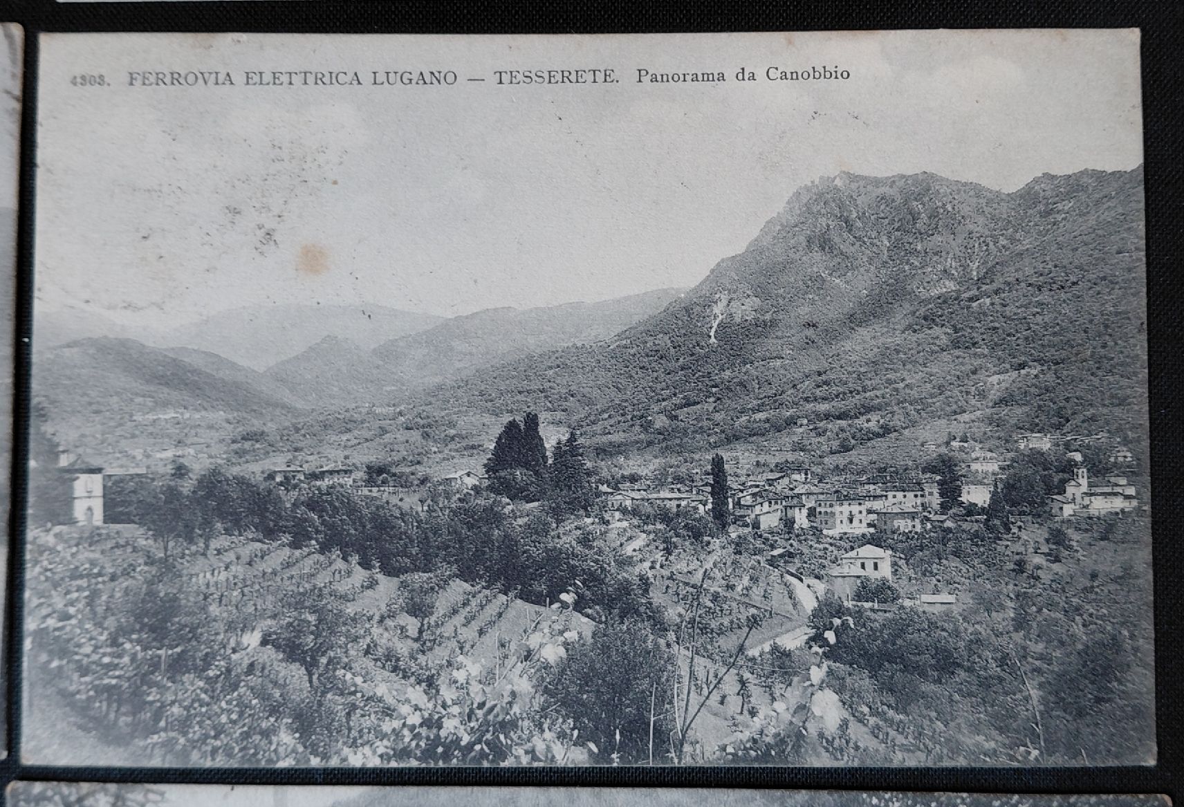 Cartes postales: 6 Ansichtskarten elektr. Eisenbahn Lugano Tesserete, 1909 – D'occasion à Trogen par Limboo 4