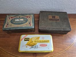 Alte Zigarren Tabak Blechdose Vintage Reklame Blech Dose