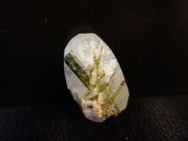 TURMALIN in BERGKRISTALL 14 g 70ct NATUR SKULPTUR
