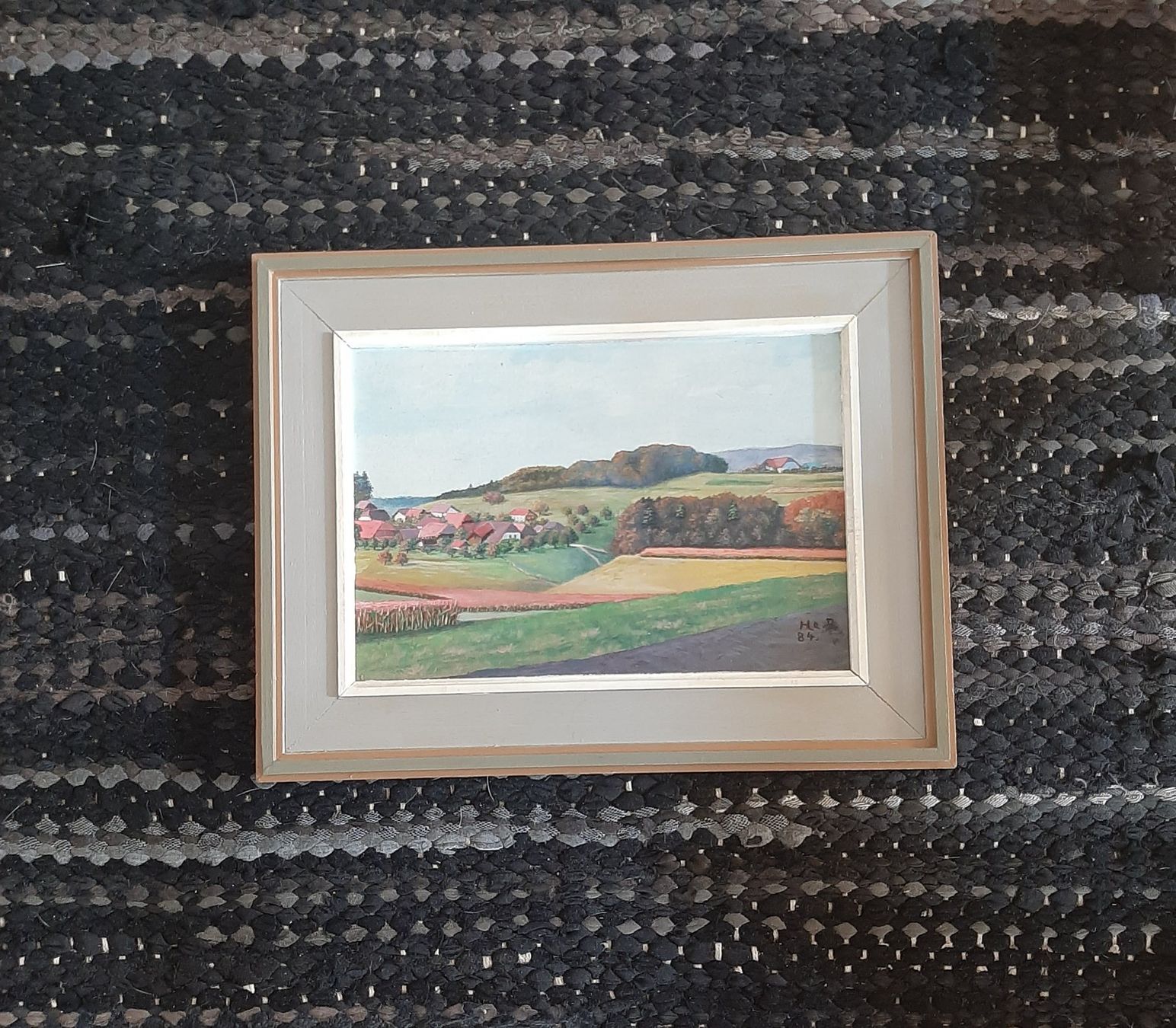 Dipinti: Buecheggberg Seeland- schaft Solothurn  30 x 40 – Usato da Bern venduto da mmu_d7cb