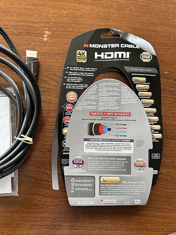 Câbles: Kabel Monster UHD Black Platinum 3m – Neuf (Voir description) à Biel/Bienne par fam_qjh6 1