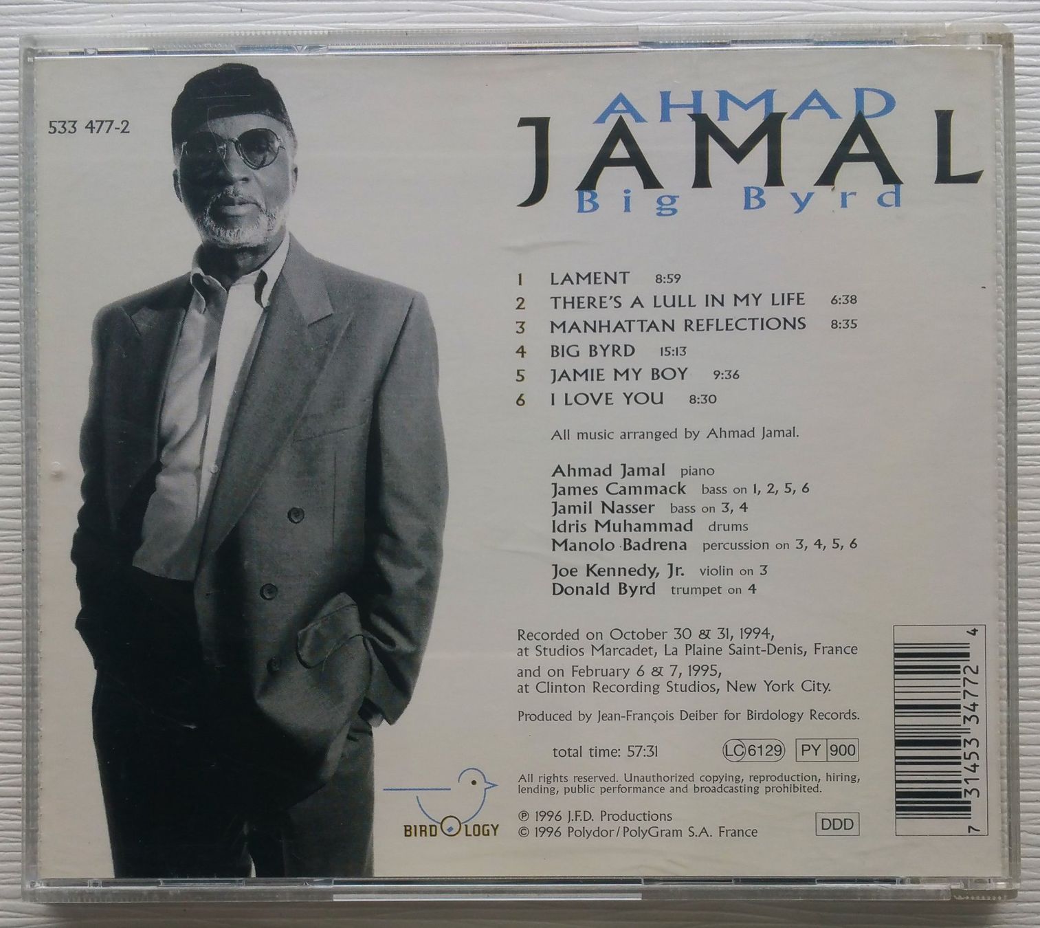 CD: CD: AHMAD JAMAL - Big Byrd - the essence part 2, 1996 – Usato da Oberriet SG venduto da Manick 3