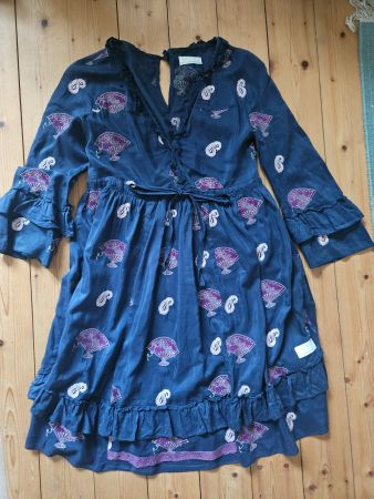 Odd Molly luftiges Sommer Kleid 0/1 mit Seide