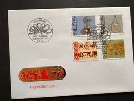 Sonderbrief 1993  Pro Patria FDC (R460)