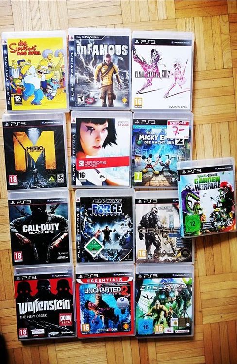 PS3 Games Sammlung. (Gebraucht) in Basel für CHF 19 – mit Lieferung auf ...
