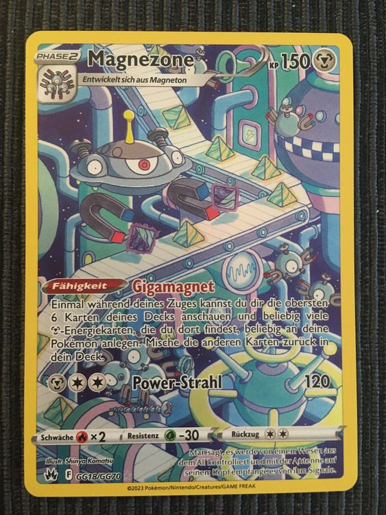 Pokemon Magnezone GG 18 Zenit der Könige DE (Neu (gemäss Beschreibung ...