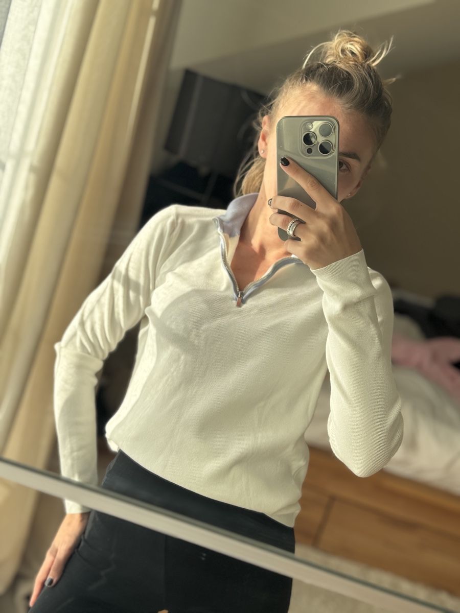 Mango Maglioni & Felpe: Mango Cream Pullover, XL/XXL - Perfect for Autumn – Nuovo e nell'imballaggio originale da Sattel venduto da Zlata1 1