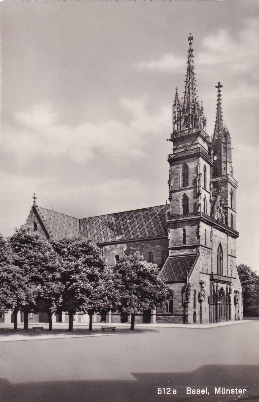Cartoline postali: Ansichtskarte Basel Münster – Nuovo (secondo la descrizione) da Birsfelden venduto da Sakurajima