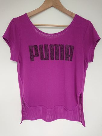 Luftiges Damen Sport T-Shirt von Puma Gr. S 38 Violette