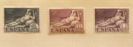 Sammlung mit uralten Briefmarken Spanien