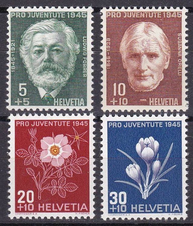 Tous les timbres: Pro Juventute, 1945, postfrisch** – Neuf (Voir description) à Lupfig par lubor