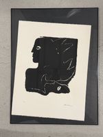 Lithographie Gilbert Hasliah encadrée numéro 43 sur 50
