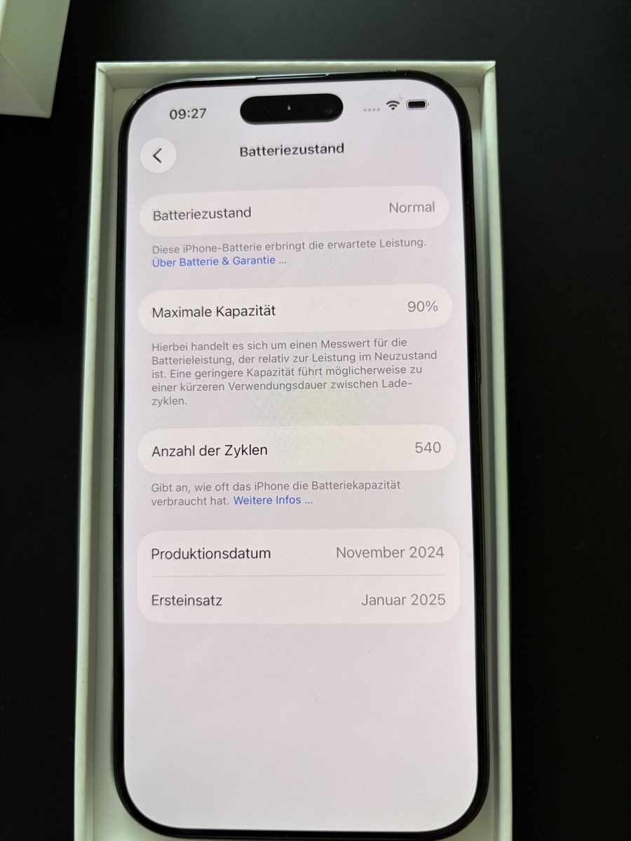 Apple Handys / Smartphones: iPhone 16 Pro 512 GB schwarz mit Apple Care+ – Gebraucht aus Arni AG von eiskoenig24 9