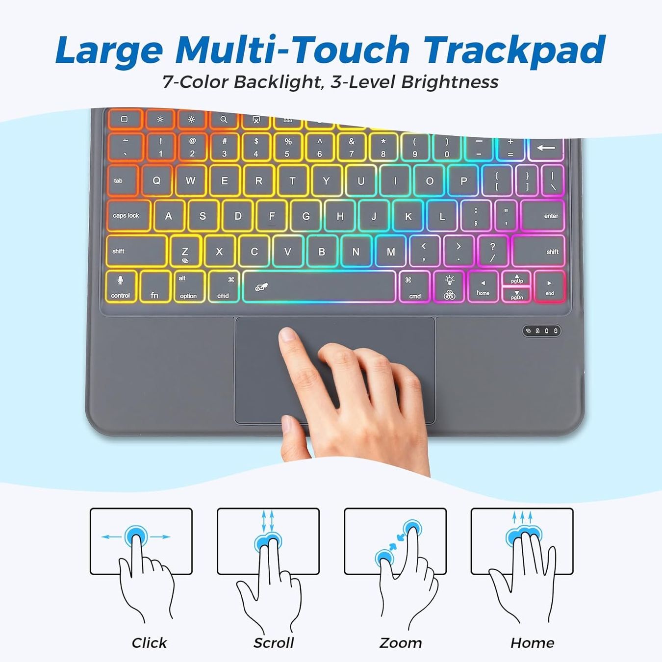 Tastiere: iPad Tastaturhülle 11'' Trackpad Bluetooth – Nuovo e nell'imballaggio originale da Suhr venduto da SchnapperCH 4