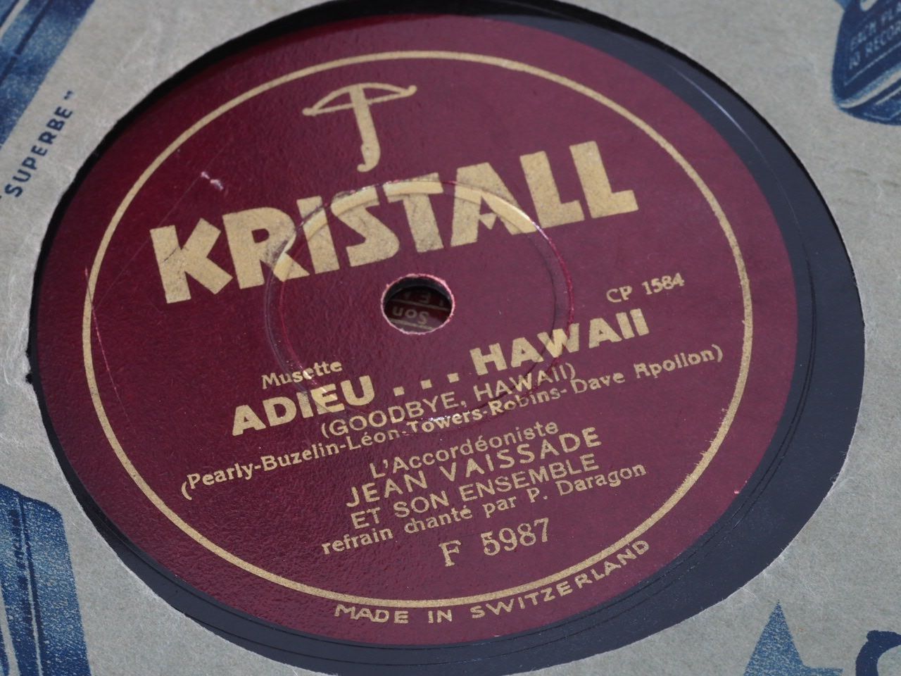 Schallplatten: DISQUES 78 TZOURS – Gebraucht aus Lausanne von Leag 2