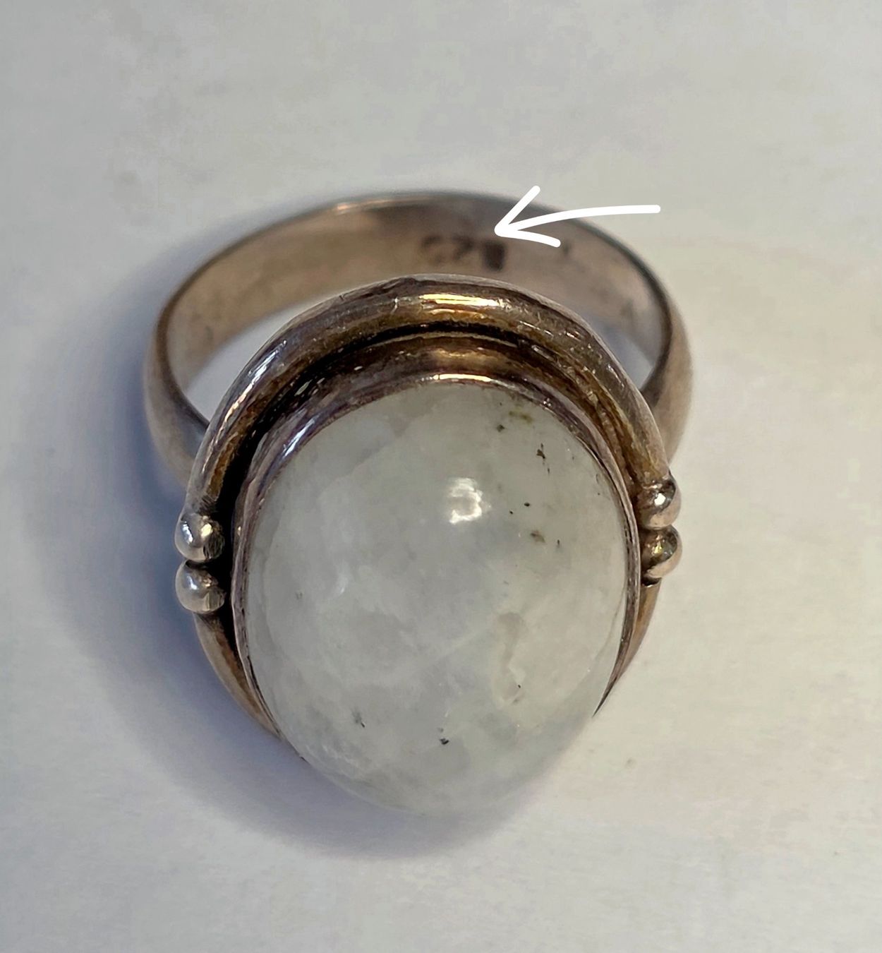 Ringe: Mondstein Solitaire Fingerring – Neu (gemäss Beschreibung) aus Zürich von benedikt12 3