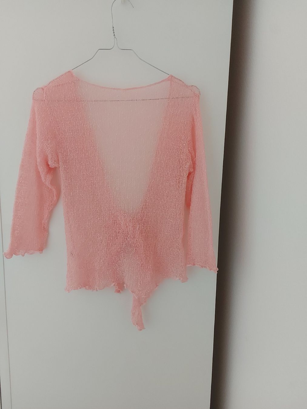 Bolero: Boléro rose poudré maille fine – Nuovo (secondo la descrizione) da Le Mont-Pèlerin venduto da jux_x96b 1