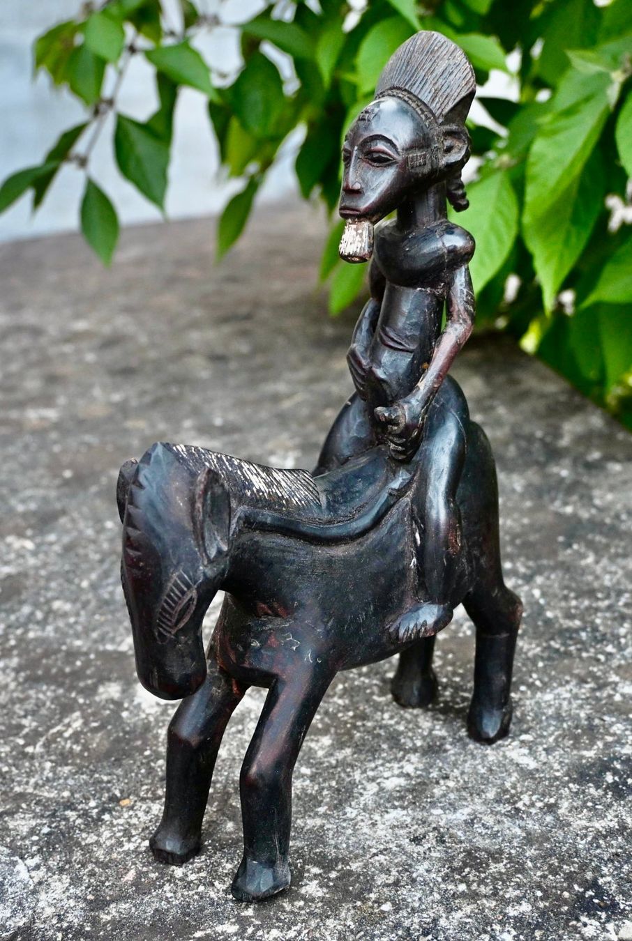 Skulpturen & Statuen: alte afrikanische Reiterstatue SENUFO  H 35.5cm Z156 – Gebraucht aus Pfaffhausen von mono_rec